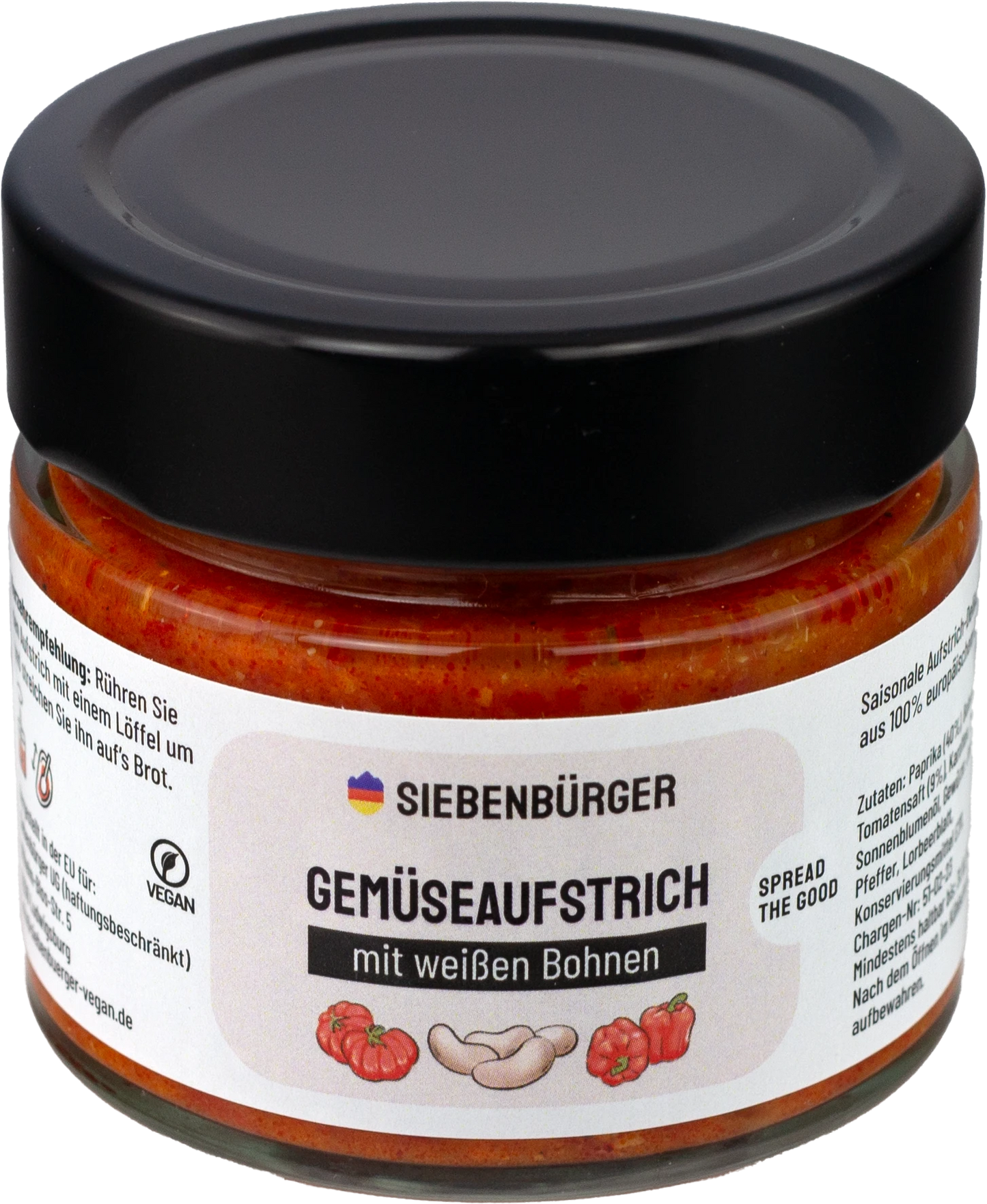 Siebenbürger Gemüseaufstrich mit weißen Bohnen
